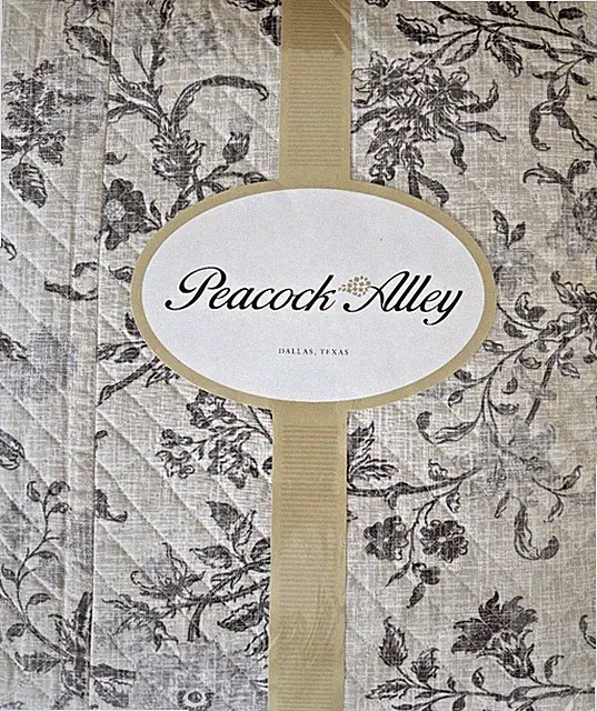 NEW Peacock Alley Queen Coverlet Quilted Bed Cover USA Made Cool Relaxed Vintage