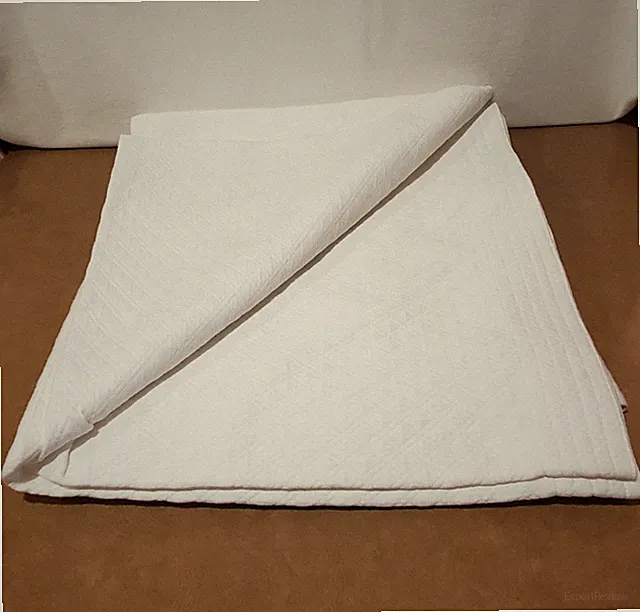 Peacock Alley 100% Cotton Blanket Made In Portugal New Without Package 74" x 80"