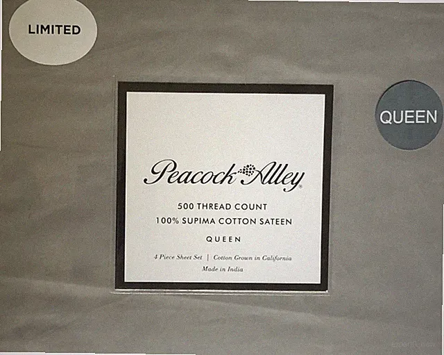 Peacock Alley 500TC 100% SUPIMA COTTON Sheets - Queen - Grey
