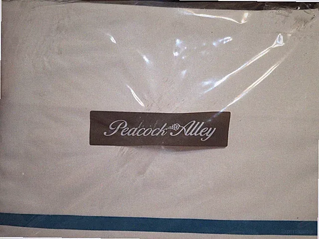 Peacock Alley King Aqua Coverlet
