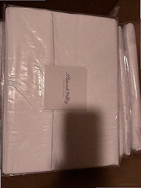 Peacock Alley King Flat Sheet Made in Portugal