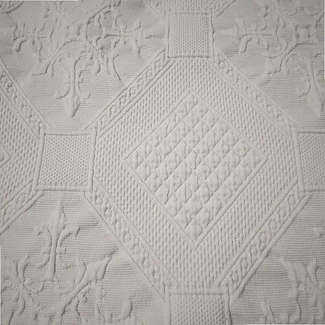 Peacock Alley Queen Bed Coverlet 100% Cotton, Cream Color. -Bedspread, Blanket