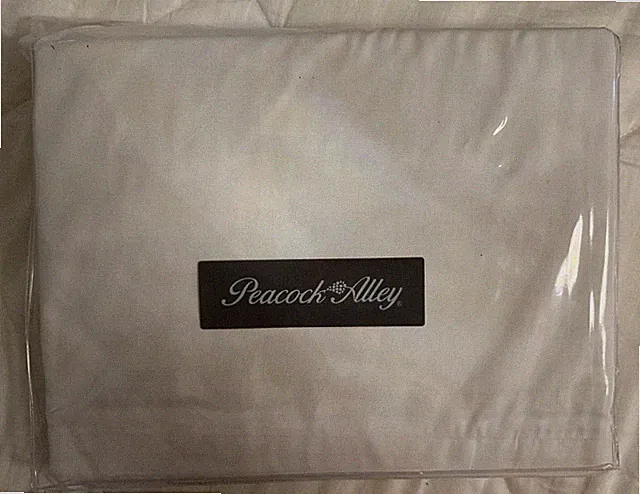 Peacock Alley Soprano Bedskirt White Twin NEW Ruffled Fits up to 22" drop