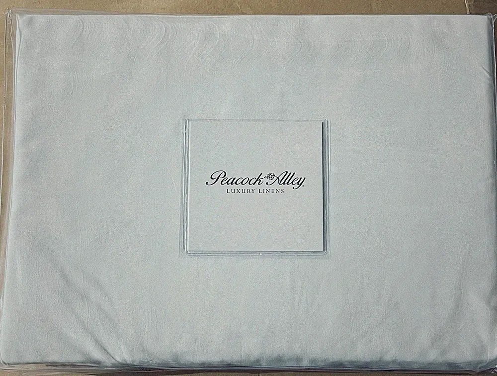 Peacock Alley Soprano King Fitted Sheet White 100% Cotton