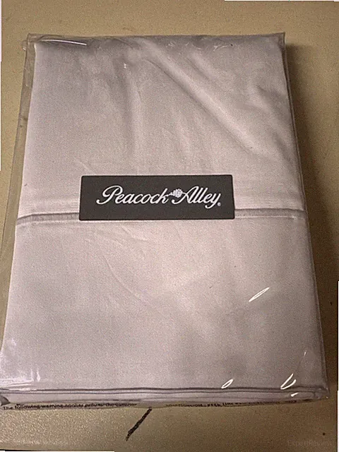 Peacock & Alley Soprano king Pillow Cases Pair, 20x40, Pla