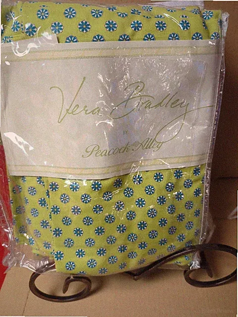 Vera Bradley Peacock Alley Bedskirt PEA-5T Twin Never Used Rare